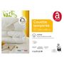 Voir la diapositive 2 : ACTUEL Couette tempérée en coton 57 fils 300g/m² 
