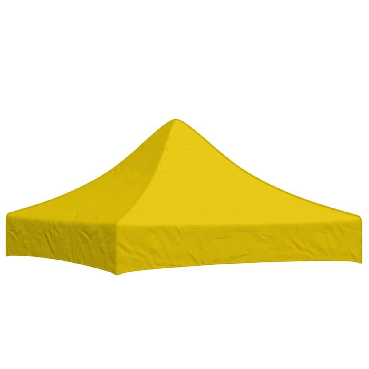VIDAXL Toit de tente de reception 2x2 m Jaune 270 g/m^2