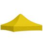 Voir la diapositive 2 : VIDAXL Toit de tente de reception 2x2 m Jaune 270 g/m^2