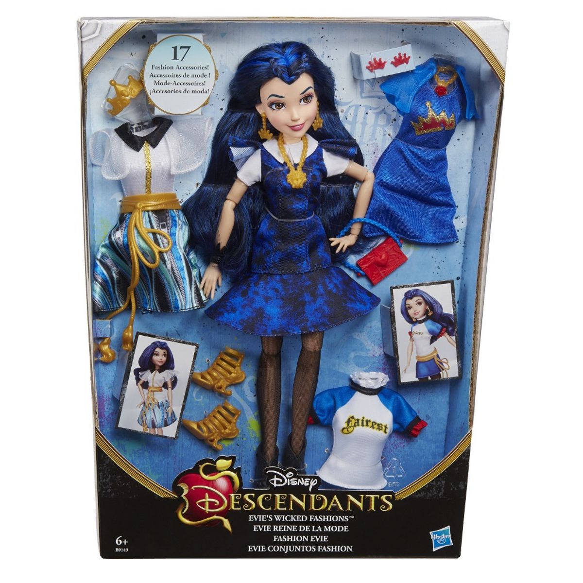 HASBRO Poupée Mannequin Evie Reine de la Mode - Disney Descendants
