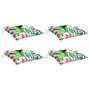 Voir la diapositive 3 : VIDAXL Coussins de chaise lot de 4 multicolore 50x50x7 cm tissu oxford
