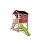 Voir la diapositive 2 : EXIT TOYS Maisonnette en bois pour enfants Loft 500 Rouge - Exit Toys