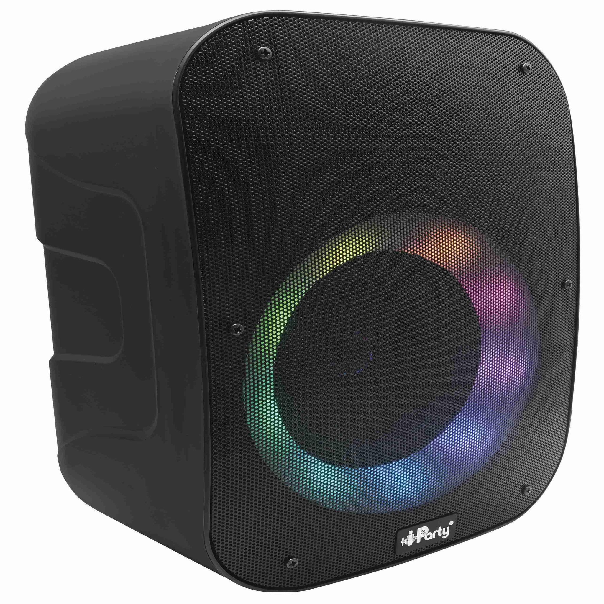 Voir la diapositive 2 : Lexibook Enceinte Bluetooth iParty avec micro et effets lumineux multicolores