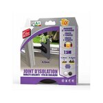 CENTRALE BRICO Joint de porte et fenêtre 1,5 à 4,5 mm, L.7.5 m noir
