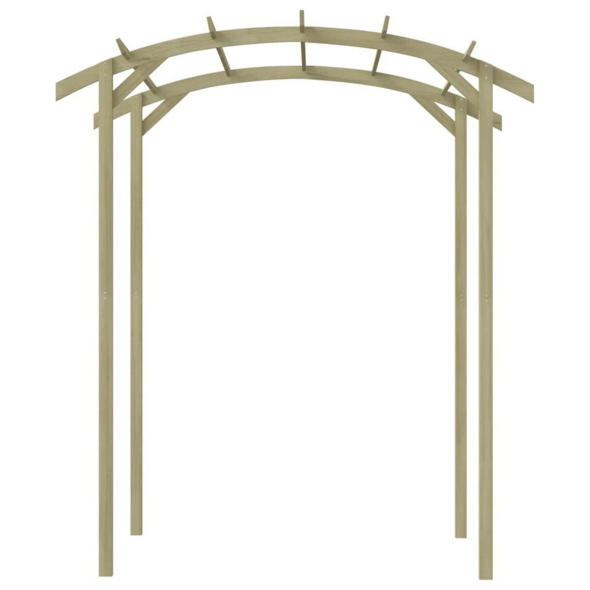 VIDAXL Pergola de jardin 180x197x210 cm Bois de pin impregne