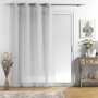 Voir la diapositive 5 : Paris Prix Rideau Voilages à Œillets  Sunline  140x240cm Gris & Argent