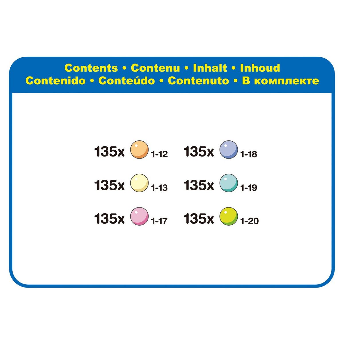 Epoch d'Enfance La recharge pastel - Aquabeads