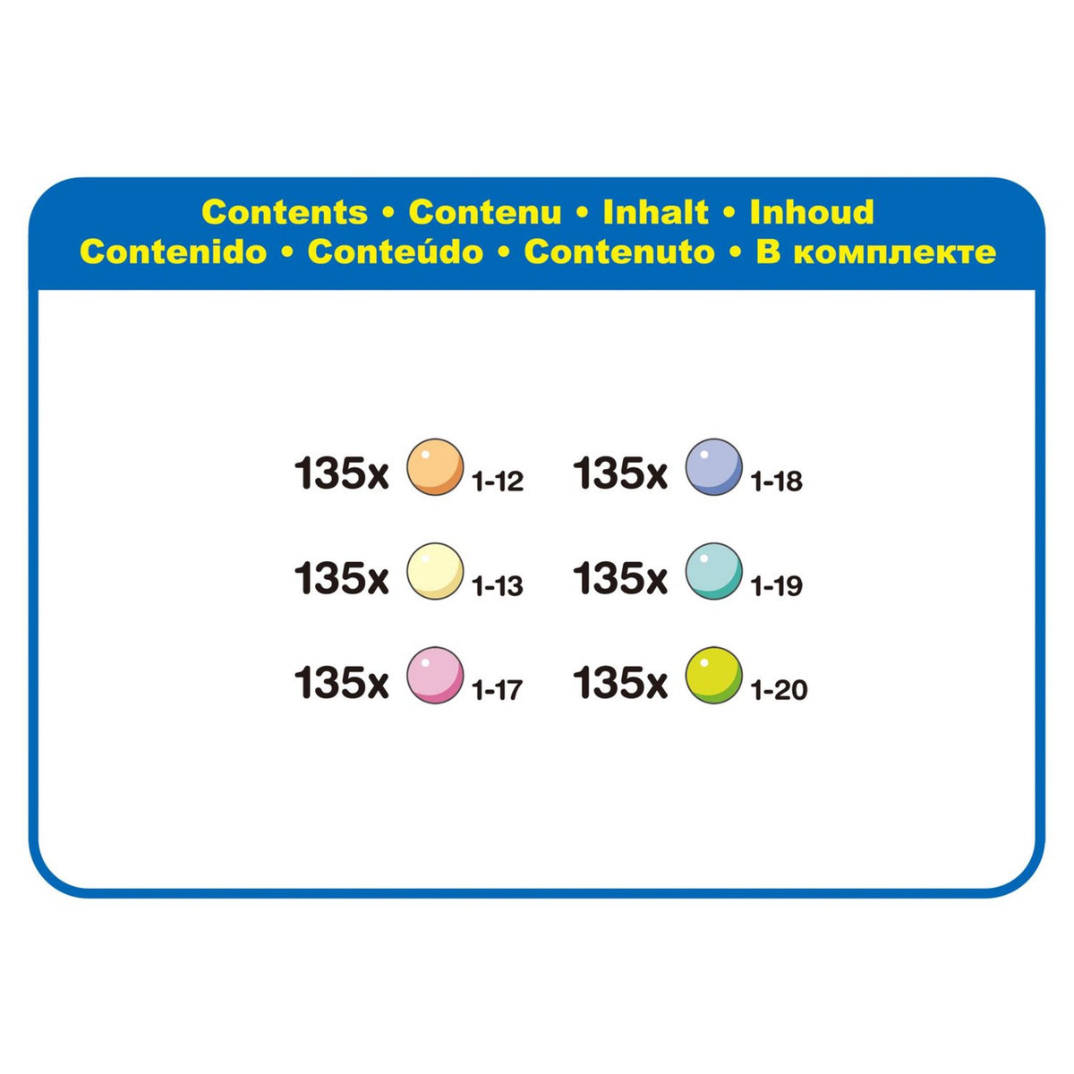 Epoch d'Enfance La recharge pastel - Aquabeads