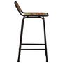 Voir la diapositive 3 : VIDAXL Tabourets de bar lot de 4 46x35,5x80cm bois massif recuperation