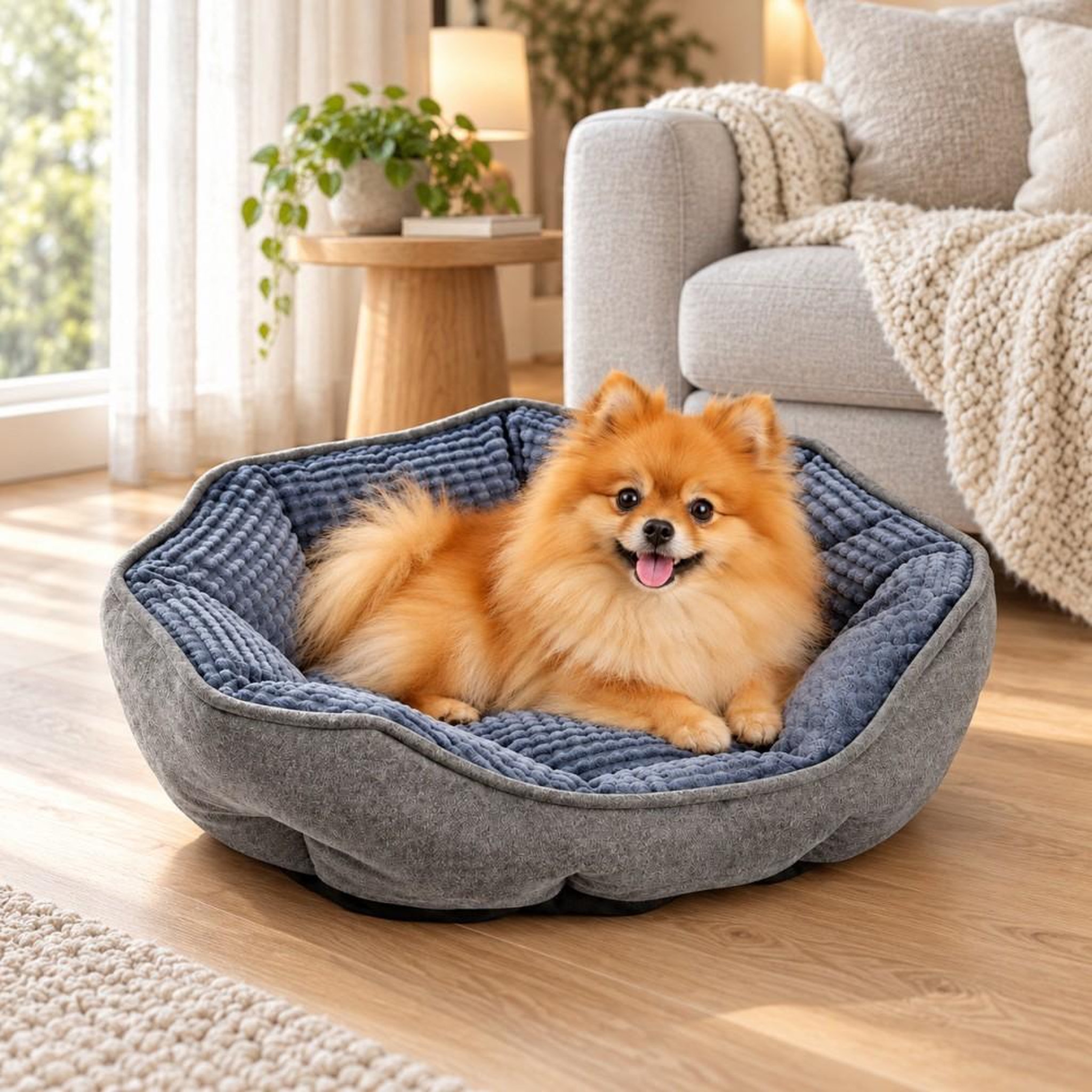 Voir la diapositive 3 : MON AMI LUKI MON AMI LUKI - PANIER OVALE SOFT ANTIDERAPANT pour chien