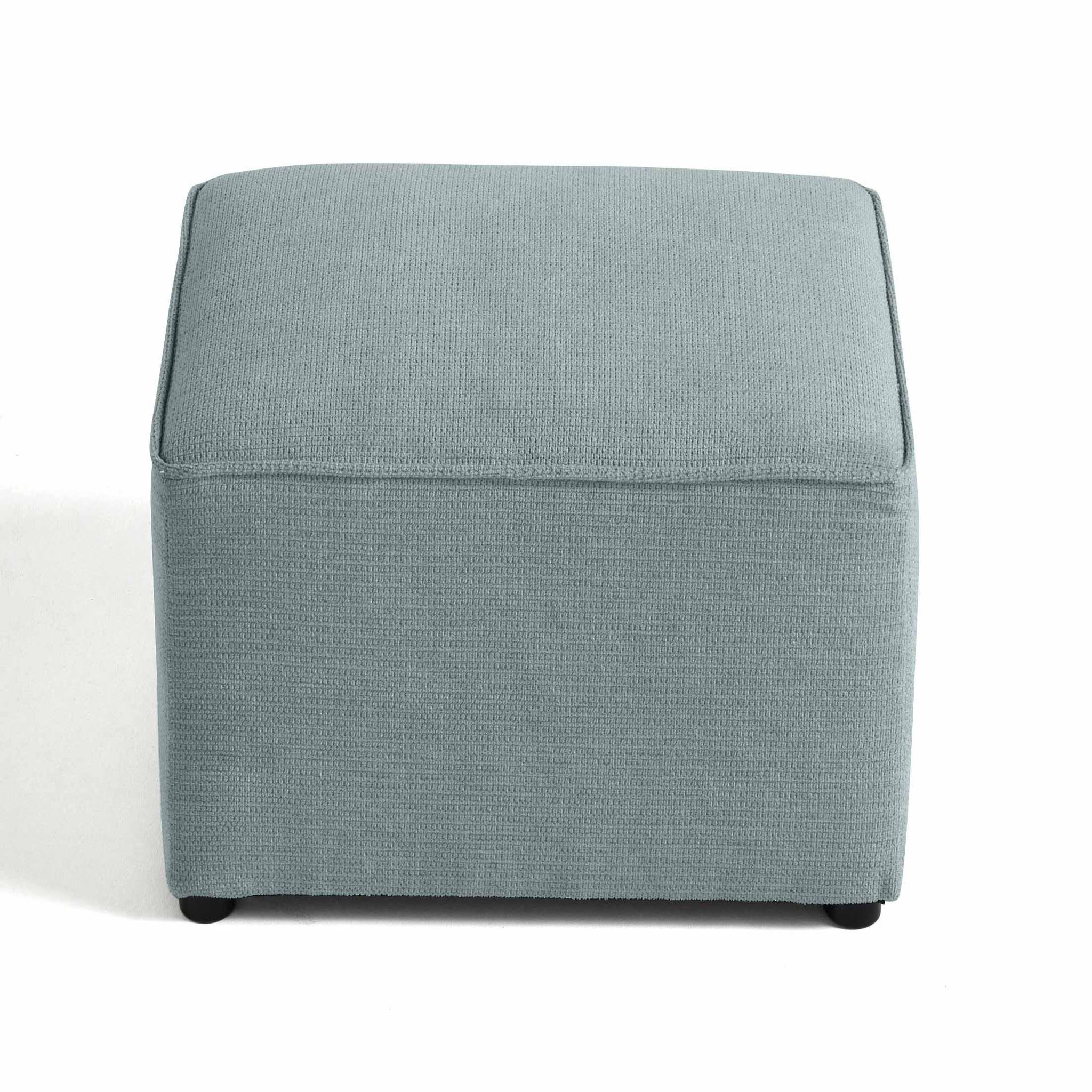 Voir la diapositive 1 : BEST MOBILIER Canopy - pouf - en tissu texturé