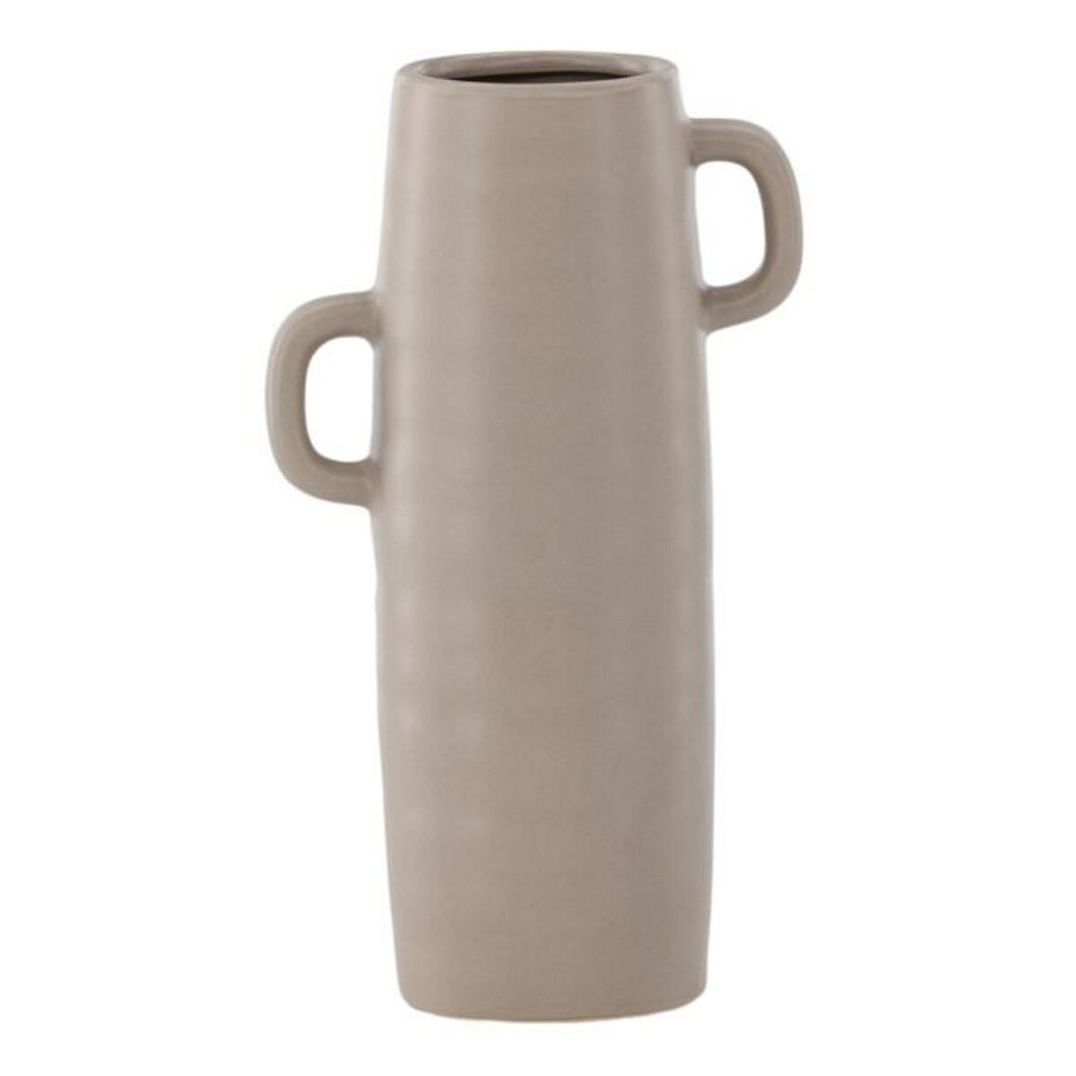 Paris Prix Vase Ondulé en Céramique  Cent  25cm Marron