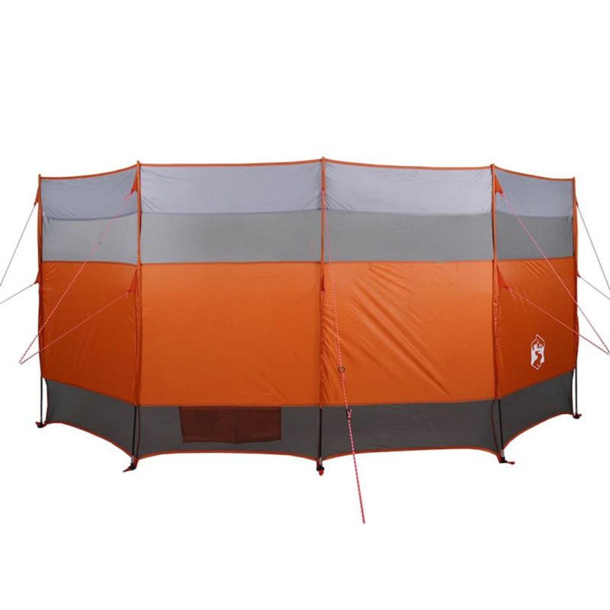VIDAXL Brise vent de camping orange 366x152x152 cm imperméable