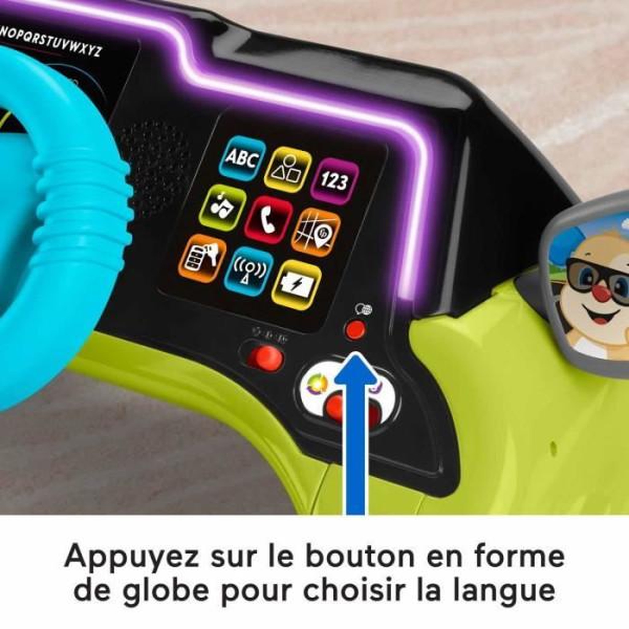 Voir la diapositive 5 : FISHER PRICE FISHER-PRICE Rires et éveil-Centre d'activités Ma Premiere Voiture - Fisher-Price - HYR92
