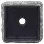 VIDAXL Lavabo Noir 30x30x13 cm Marbre