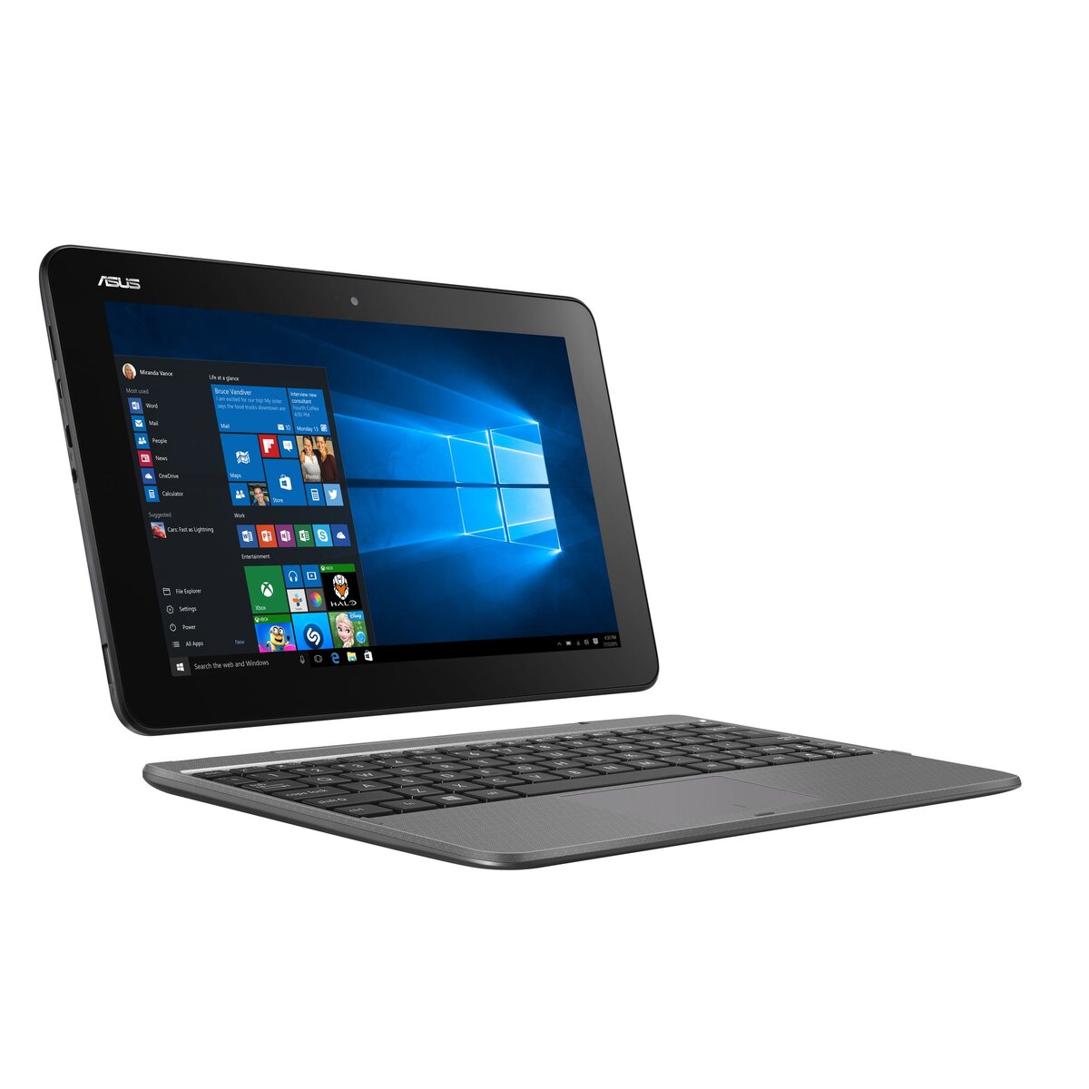 ASUS Ordinateur portable hybride Transformer Book T101HA - Noir
