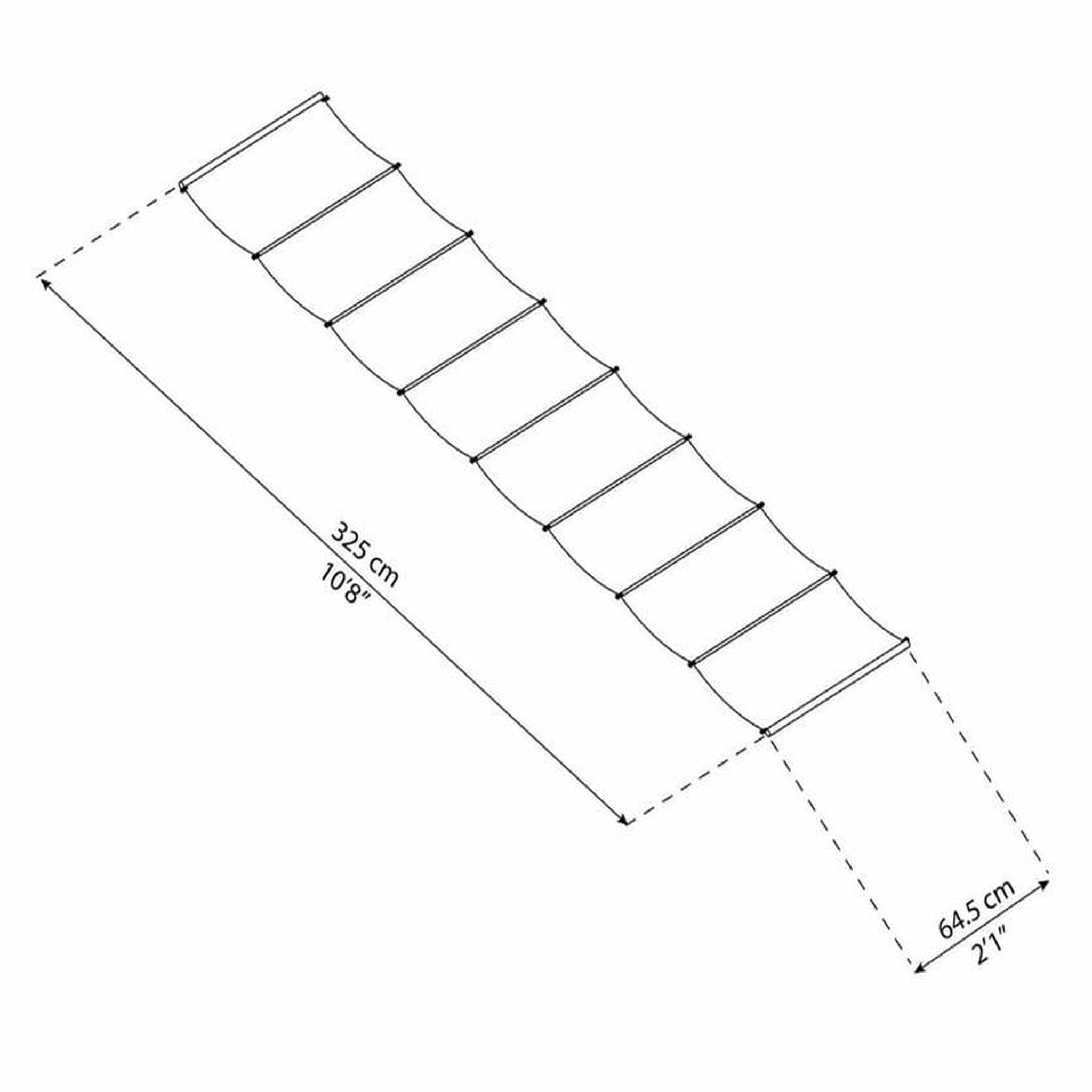 Voir la diapositive 2 : Palram Stores de toit 3,4x6,6m blanc - 706072