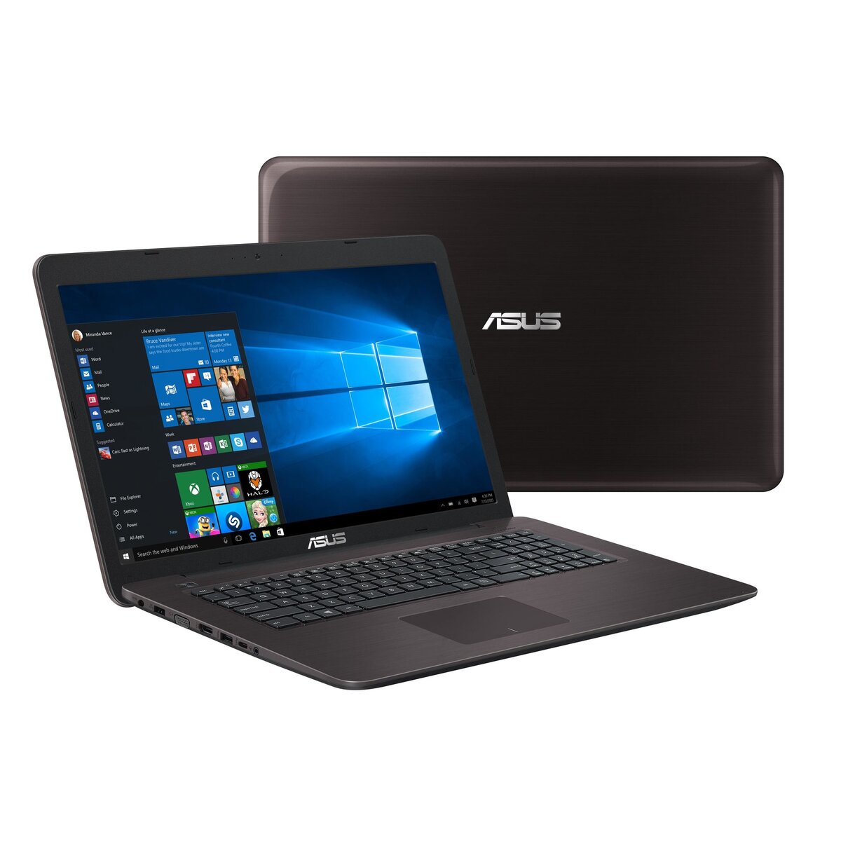 ASUS Ordinateur portable X756UA-TY328T - Chocolat