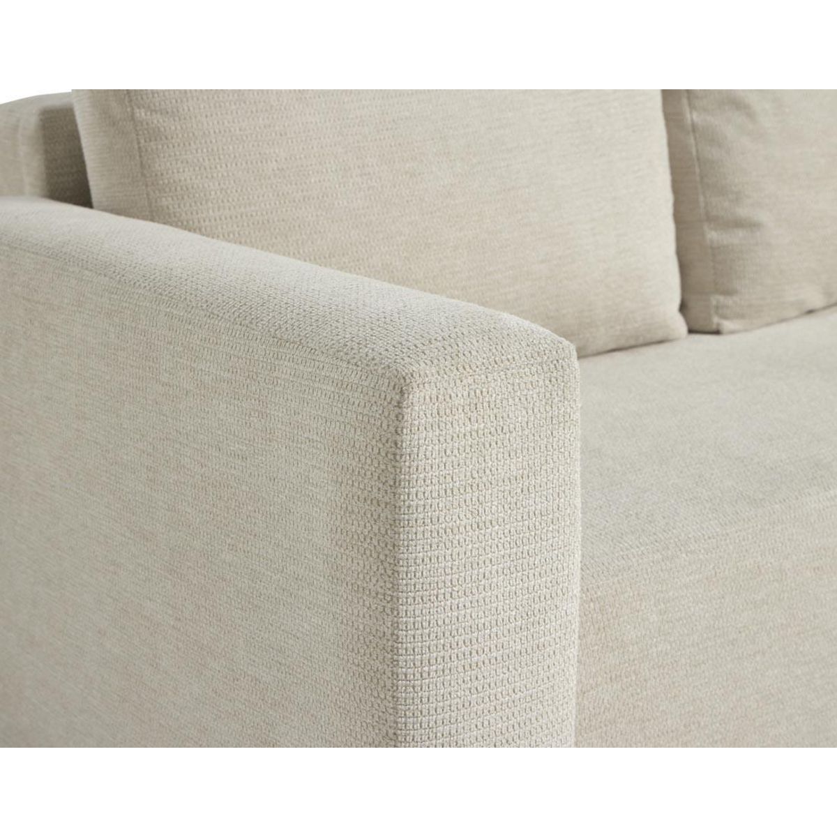 BEST MOBILIER Canopy - canapé d'angle réversible - 4 places - convertible avec coffre - en tissu texturé