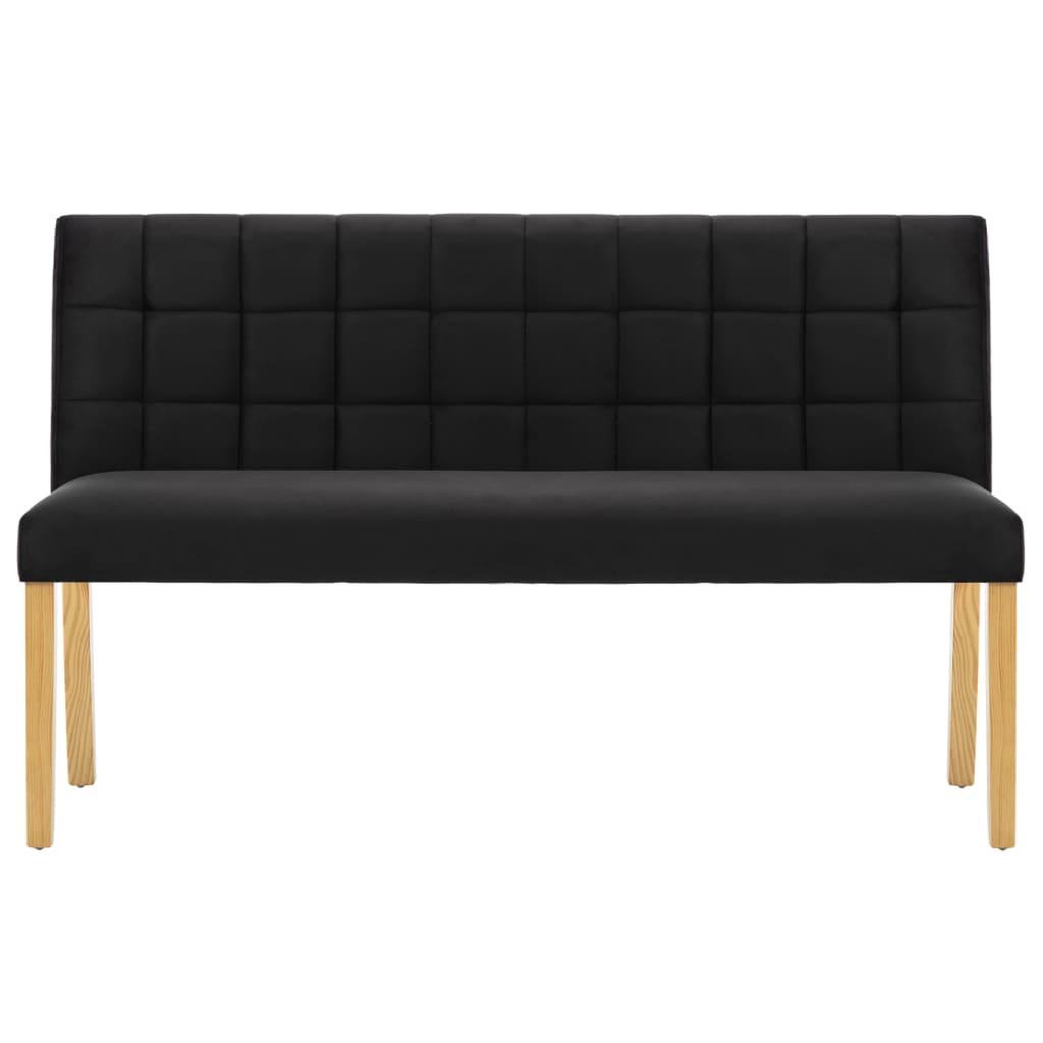 Voir la diapositive 3 : VIDAXL Banc 140 cm Noir Velours