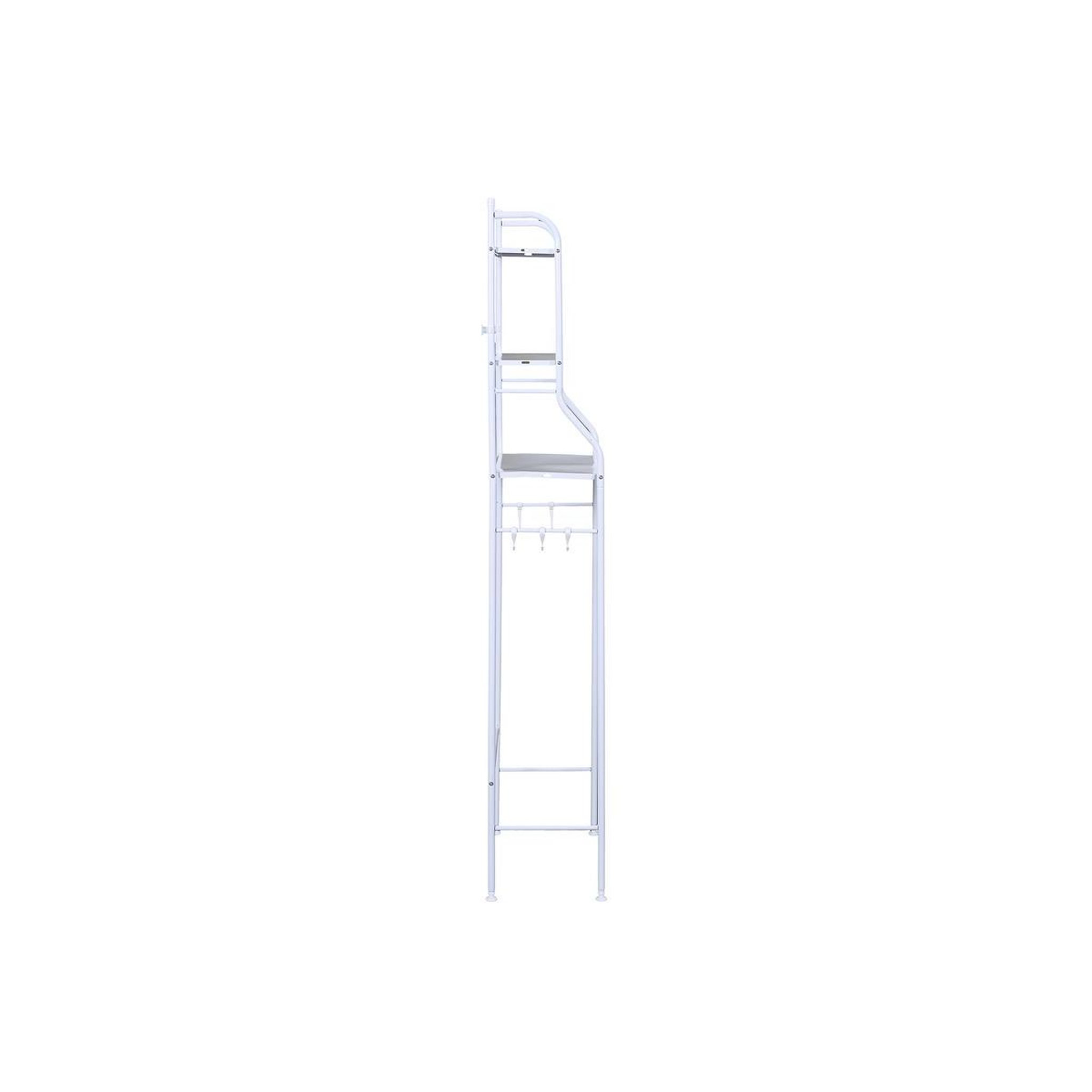 Voir la diapositive 3 : The Home Deco Factory Étagère de rangement wc  pratique  150cm blanc