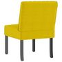 Voir la diapositive 5 : VIDAXL Fauteuil sans accoudoirs jaune velours