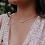 Voir la diapositive 2 : SLOYA Collier Piana en pierres Howlite