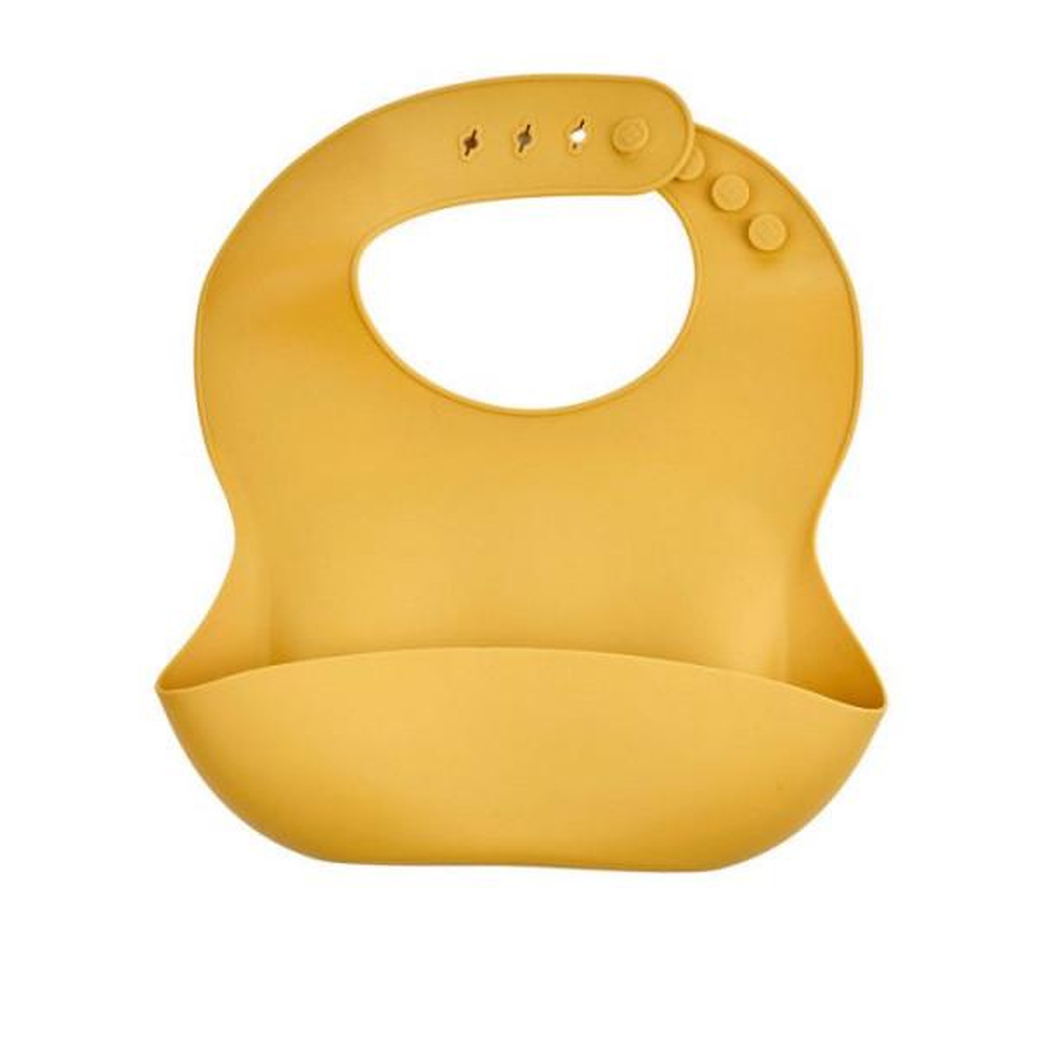 Voir la diapositive 3 : THERMOBABY Lot de 2 bavoirs - THERMOBABY - Silicone - Vert Cactus et Jaune Miel - Etanches et réglables