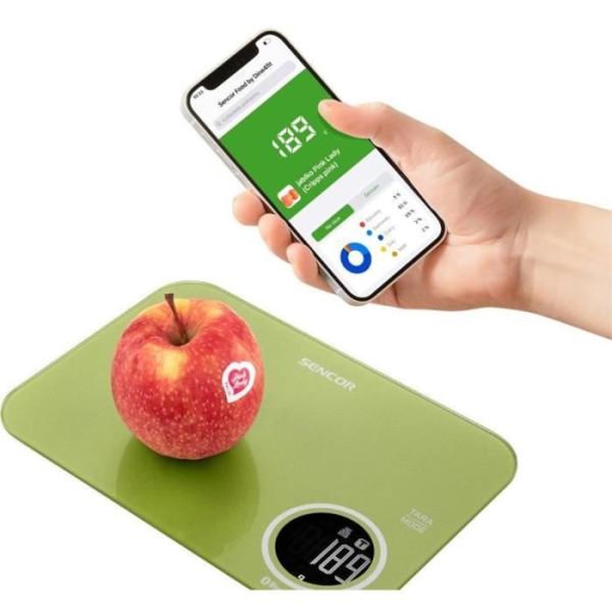 Voir la diapositive 4 : MARKET24 Balance de Cuisine Electronique de Precision  - Sencor - SKS 7070GG
