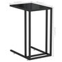Voir la diapositive 6 : VIDAXL Table d'appoint pour ordinateur Noir 50x35x65 cm Verre trempe