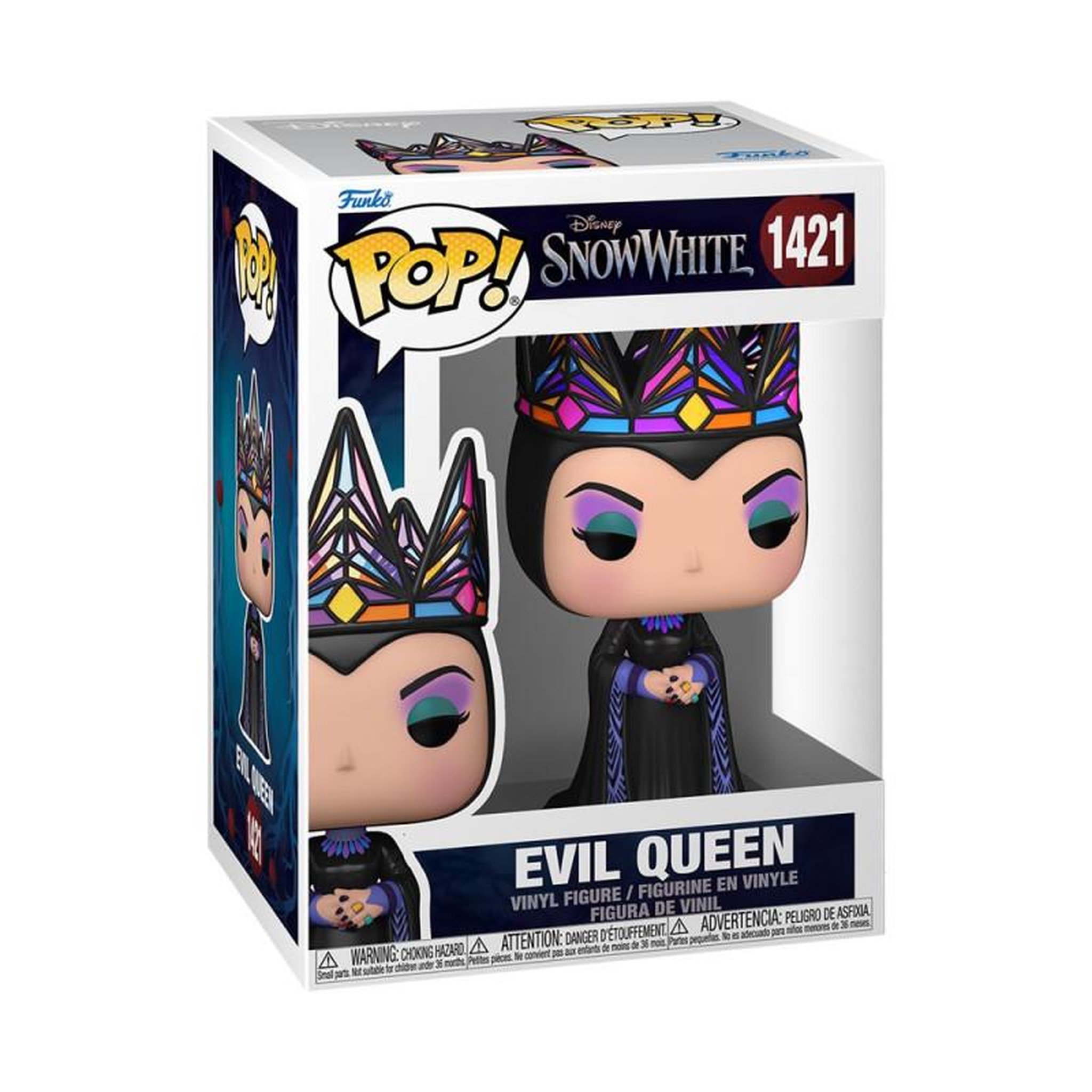 Funko Figurine Funko Pop Disney Blanche Neige Le film Méchante Reine robe noire