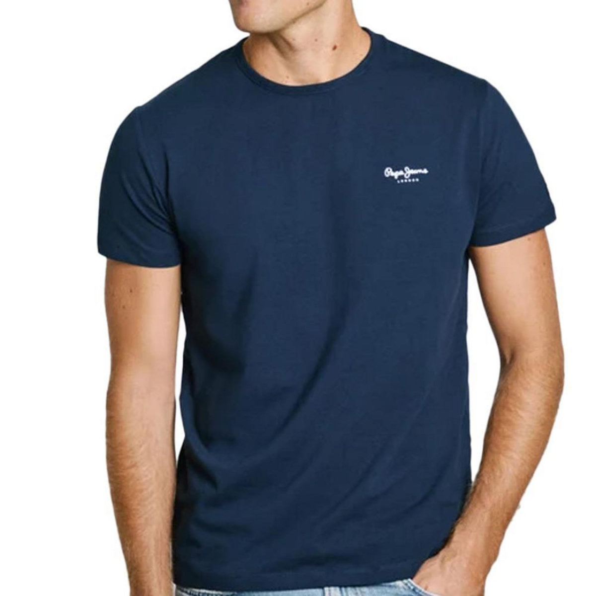 Pepe Jeans T shirt Marine Homme Pepe Jeans Original Basic 508212