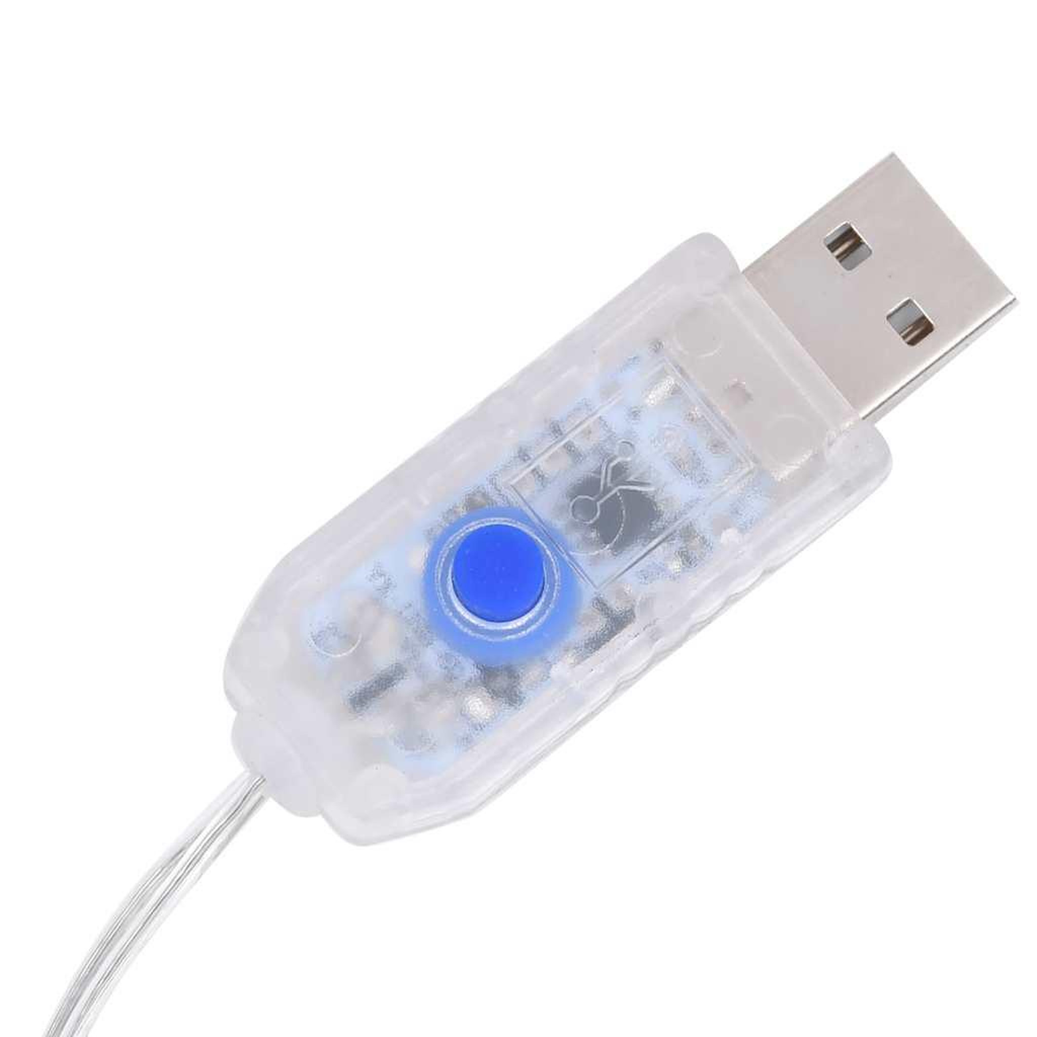 Voir la diapositive 5 : VIDAXL Rideaux lumineux a LED 3x3 m 300 LED Blanc chaud 8 fonctions