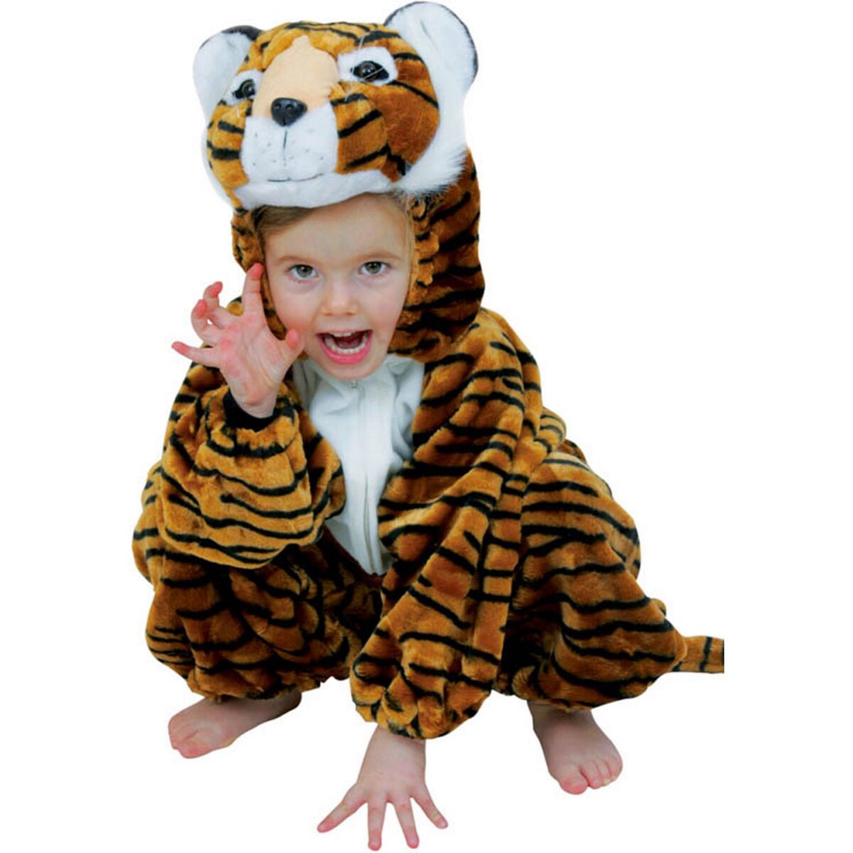 CHAKS Déguisement Tigre - Enfant - 3/4 ans (96 à 104 cm) pas cher 