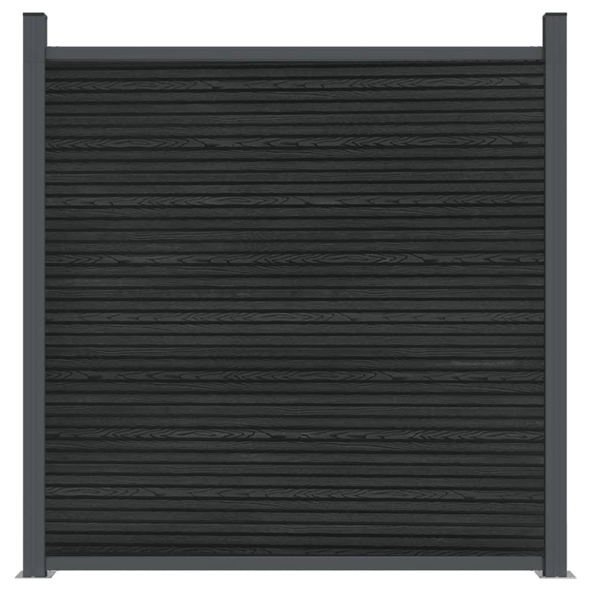 Voir la diapositive 5 : VIDAXL Panneau de cloture gris 180x186 cm WPC