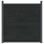 Voir la diapositive 5 : VIDAXL Panneau de cloture gris 180x186 cm WPC