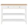 Voir la diapositive 3 : VIDAXL Buffet Blanc 110x35x80 cm MDF
