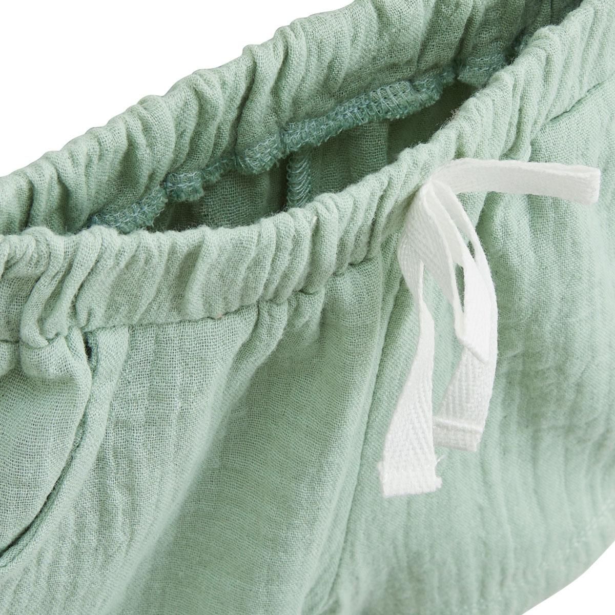 Petit Béguin Ensemble bébé t-shirt et short en gaze de coton Frimousse