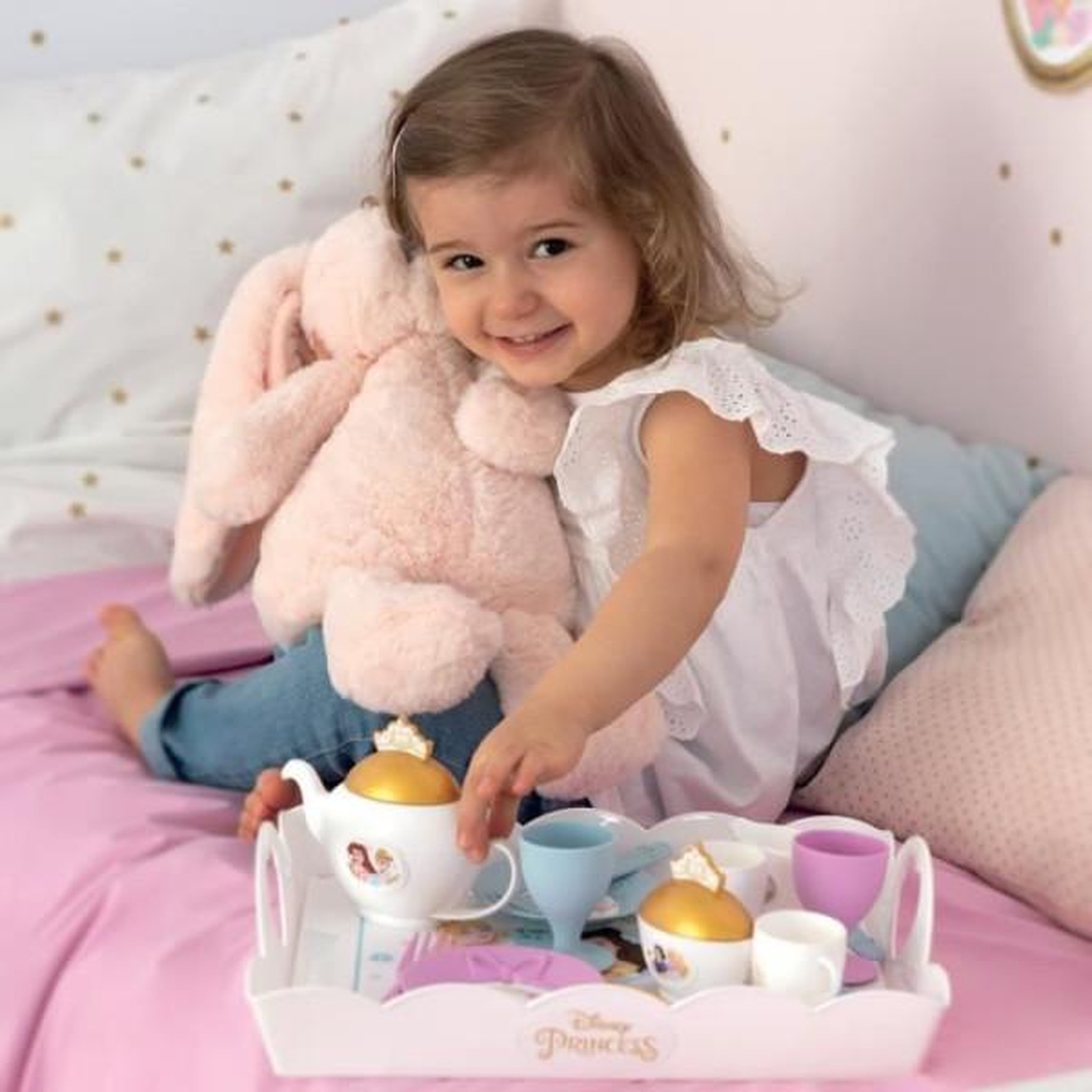 Voir la diapositive 3 : SMOBY Desserte XL Disney Princess - Smoby - Mixte - Rose - 17 accessoires inclus - Enfant - Des 3 Ans