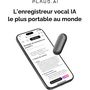 Voir la diapositive 2 : PLAUD DICTAPHONE NotePin Cosmic Gray