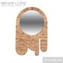 Voir la diapositive 4 : FORNORD Miroir boho jacinthe d'eau petit modèle
