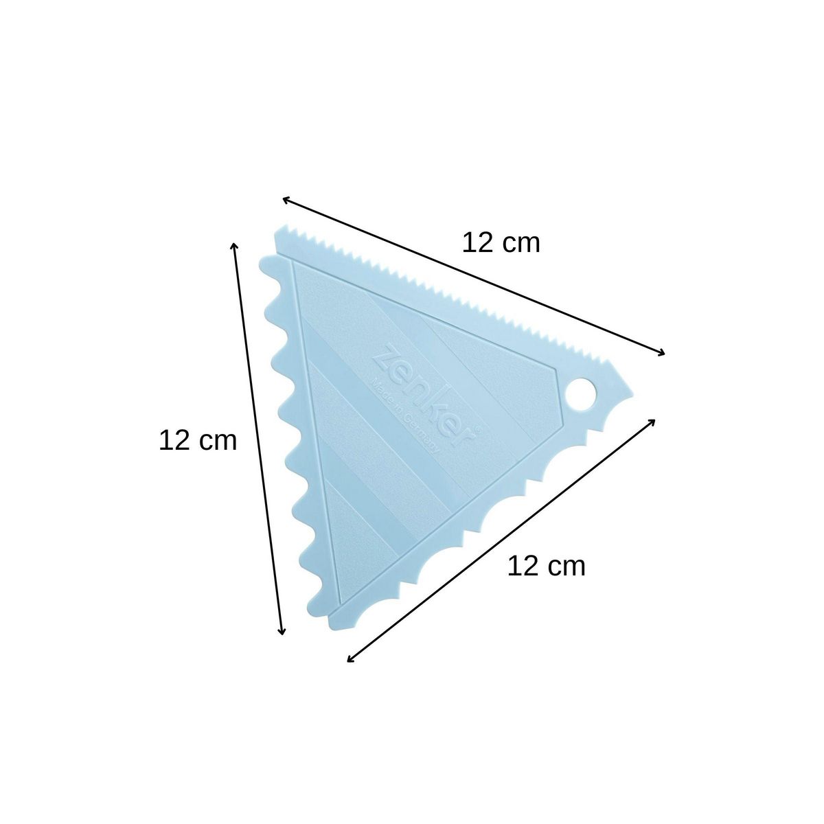 ZENKER Lisseur gâteau à trois côtés pour cake design Zenker Sweet Sensation