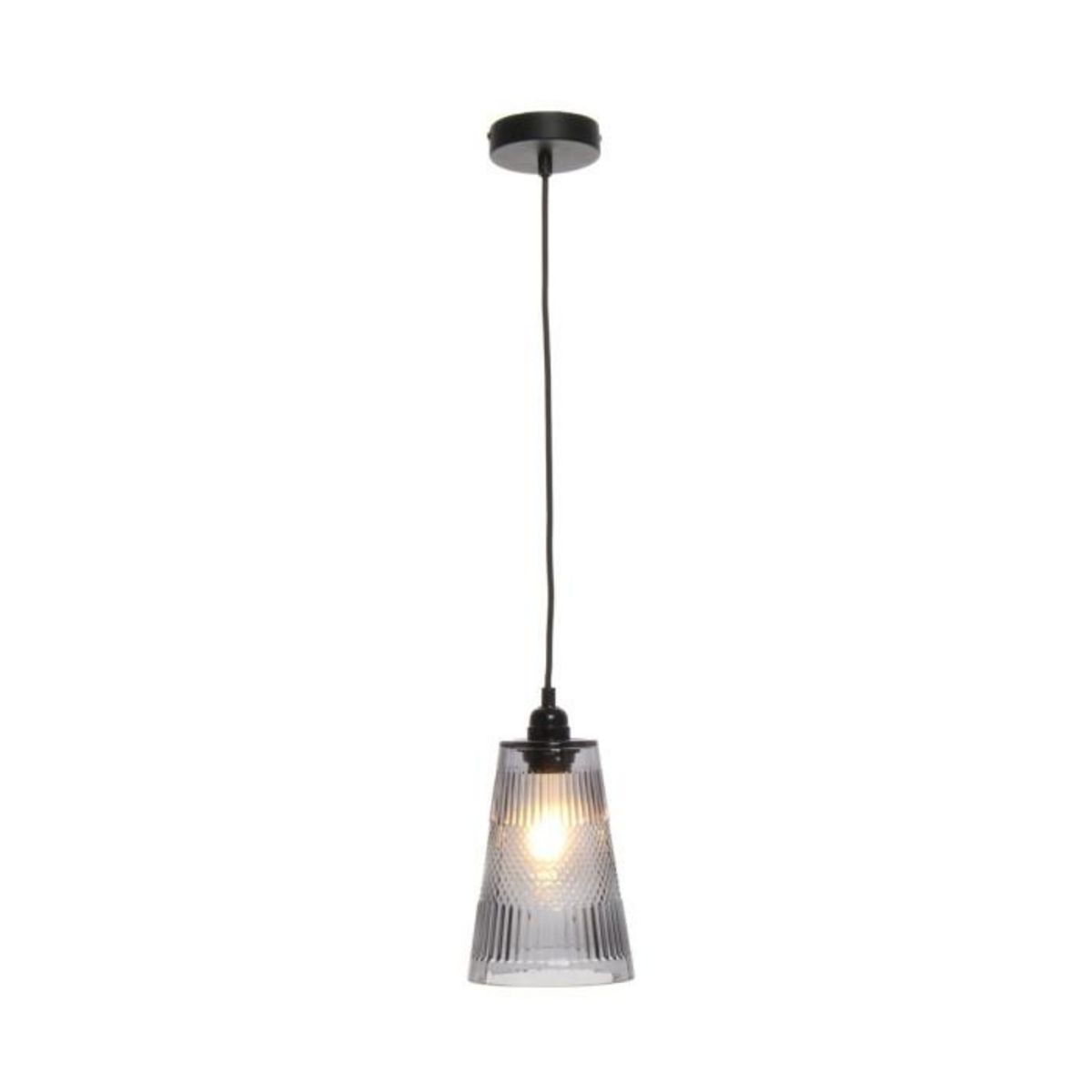 Paris Prix Lampe Suspension Design  Palum  14cm Gris
