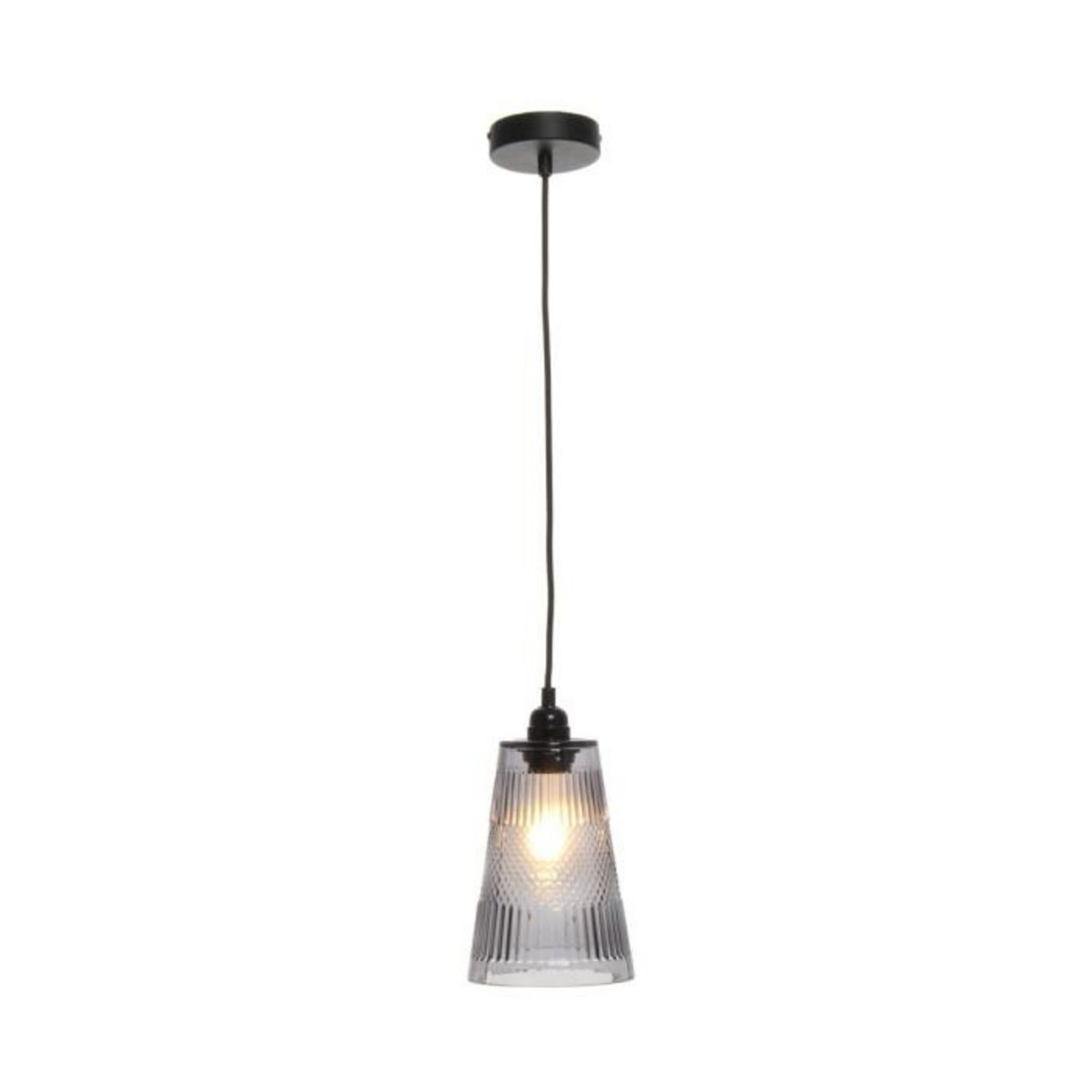 Paris Prix Lampe Suspension Design  Palum  14cm Gris