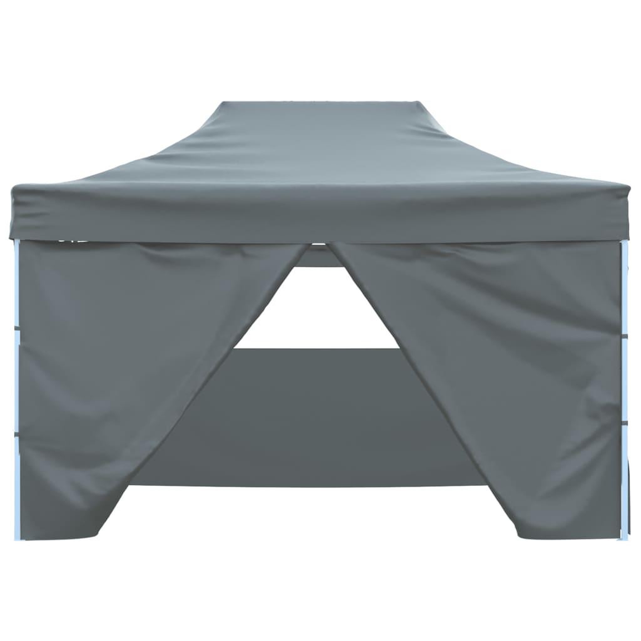 Voir la diapositive 2 : VIDAXL Tente de reception pliable avec 4 parois 3x4 m Acier Anthracite