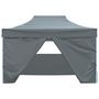 Voir la diapositive 2 : VIDAXL Tente de reception pliable avec 4 parois 3x4 m Acier Anthracite
