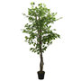 Voir la diapositive 1 : VIDAXL Ficus artificiel 630 feuilles 120 cm vert