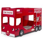 Lit superposé 90 x 200 cm POMPIER