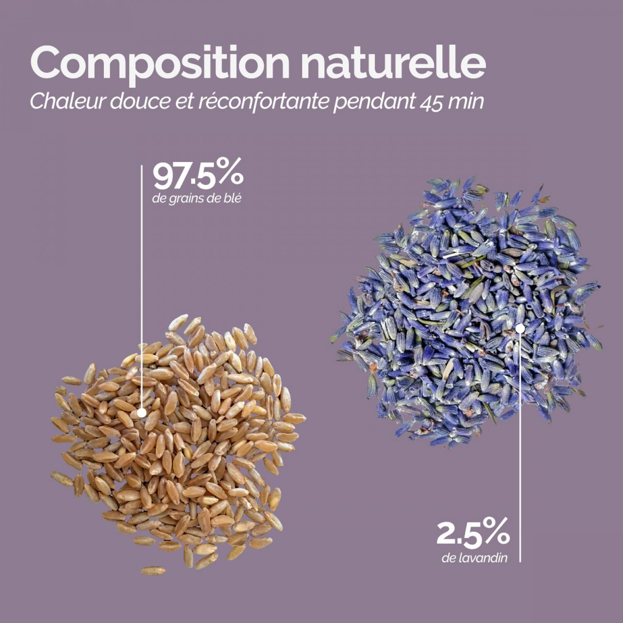 Voir la diapositive 3 : VIVEZEN Coussin chauffant, tour de cou pour épaules et nuque - Cosy - Gris