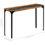 Voir la diapositive 6 : VIDAXL Table console 120 x 35 x 76 cm Bois de recuperation massif
